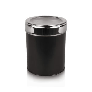 Top See Thru Canister Powder Coated